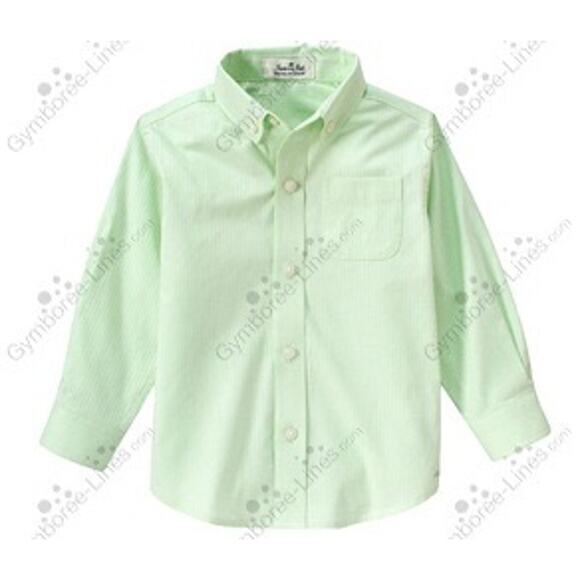 Janie and Jack Stripe Dobby Shirt - Handsome and Refined - Picture 1 of 6
